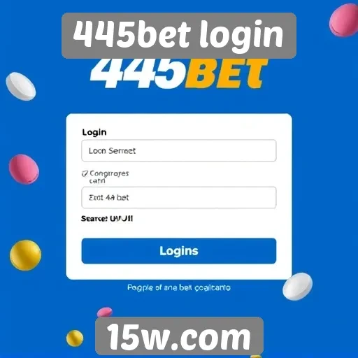 Acesso ao site de jogos 445bet login