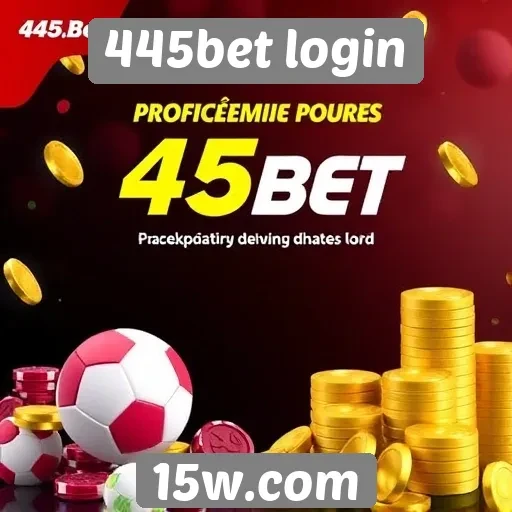 Bonificações e promoções no 445bet login